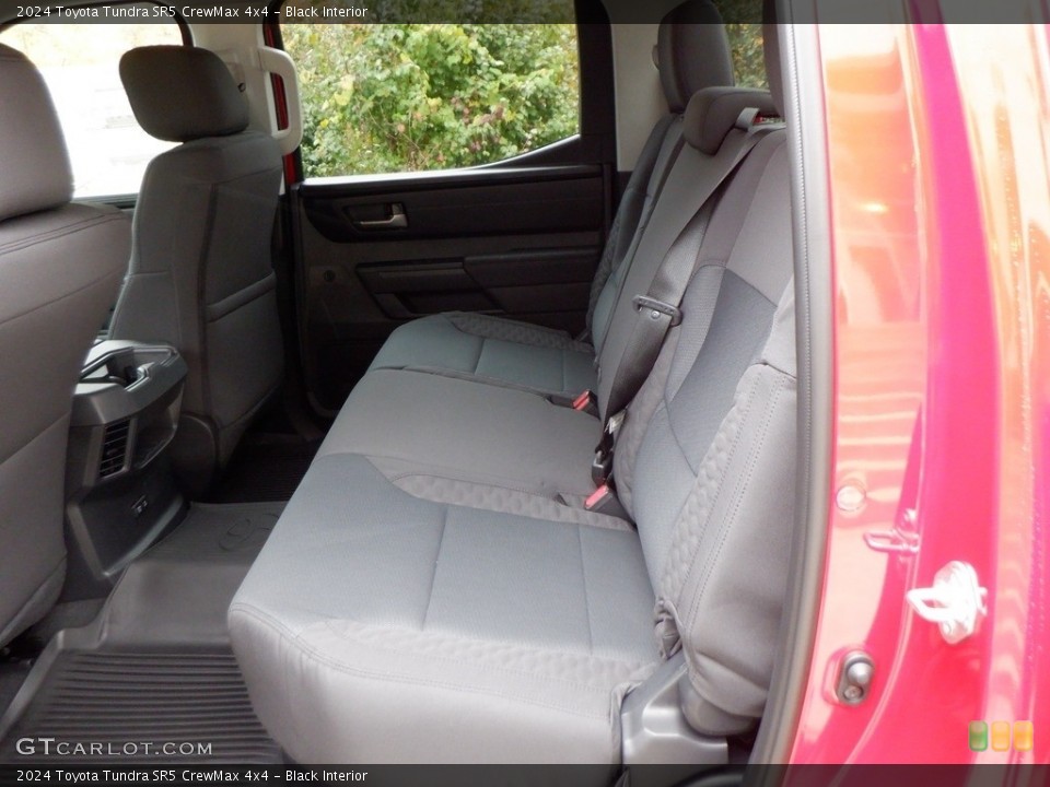 Black Interior Rear Seat for the 2024 Toyota Tundra SR5 CrewMax 4x4 #146692047
