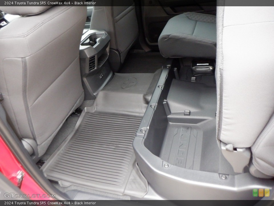 Black Interior Rear Seat for the 2024 Toyota Tundra SR5 CrewMax 4x4 #146692053