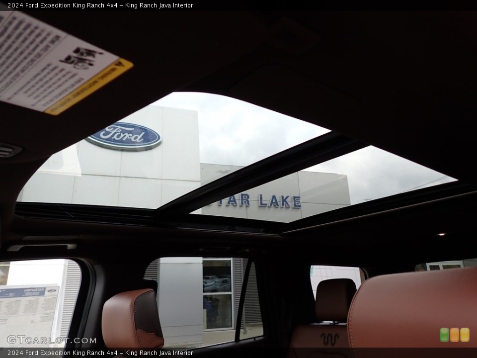 King Ranch Java Interior Sunroof for the 2024 Ford Expedition King Ranch 4x4 #146693135