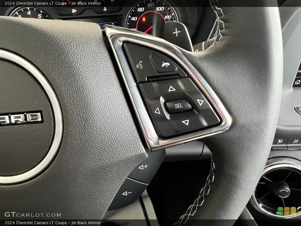 Jet Black Interior Steering Wheel for the 2024 Chevrolet Camaro LT Coupe #146693176