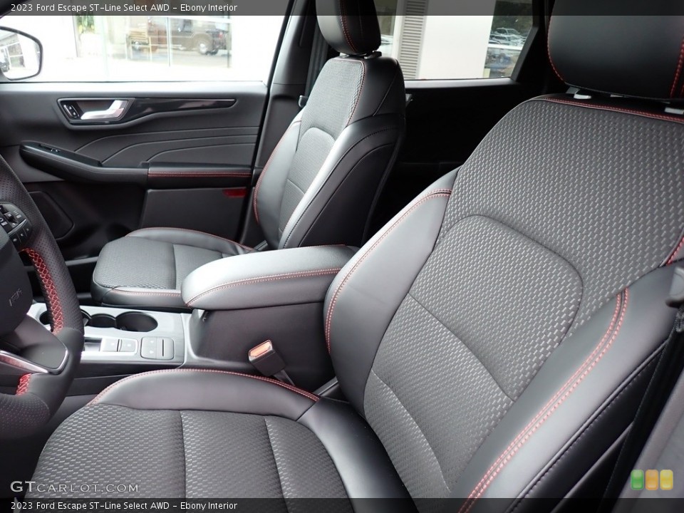 Ebony Interior Front Seat for the 2023 Ford Escape ST-Line Select AWD #146693423