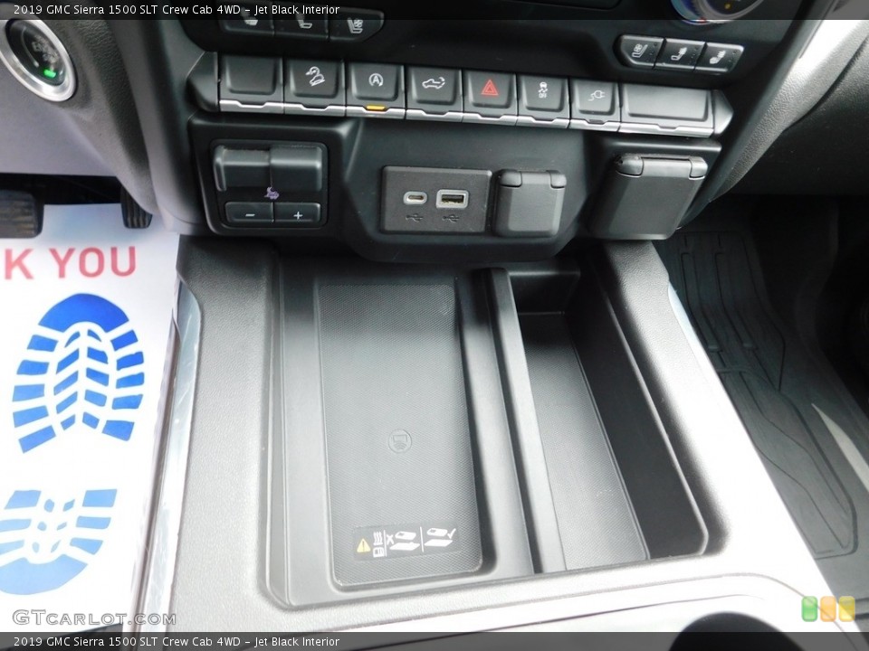 Jet Black Interior Controls for the 2019 GMC Sierra 1500 SLT Crew Cab 4WD #146693510