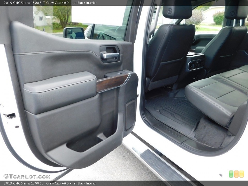 Jet Black Interior Door Panel for the 2019 GMC Sierra 1500 SLT Crew Cab 4WD #146693750