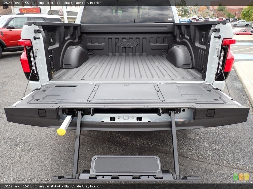 Black/Slate Gray Interior Trunk for the 2023 Ford F150 Lightning Lariat 4x4 #146694275