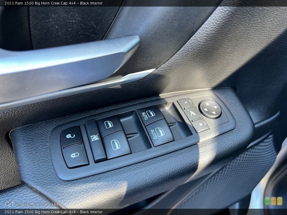 Black Interior Controls for the 2021 Ram 1500 Big Horn Crew Cab 4x4 #146694284