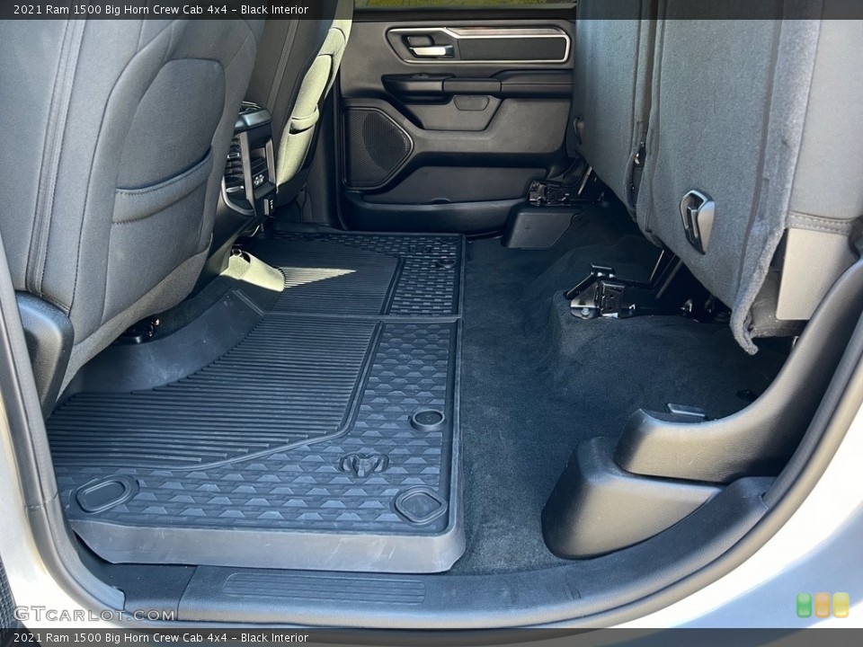 Black Interior Rear Seat for the 2021 Ram 1500 Big Horn Crew Cab 4x4 #146694359