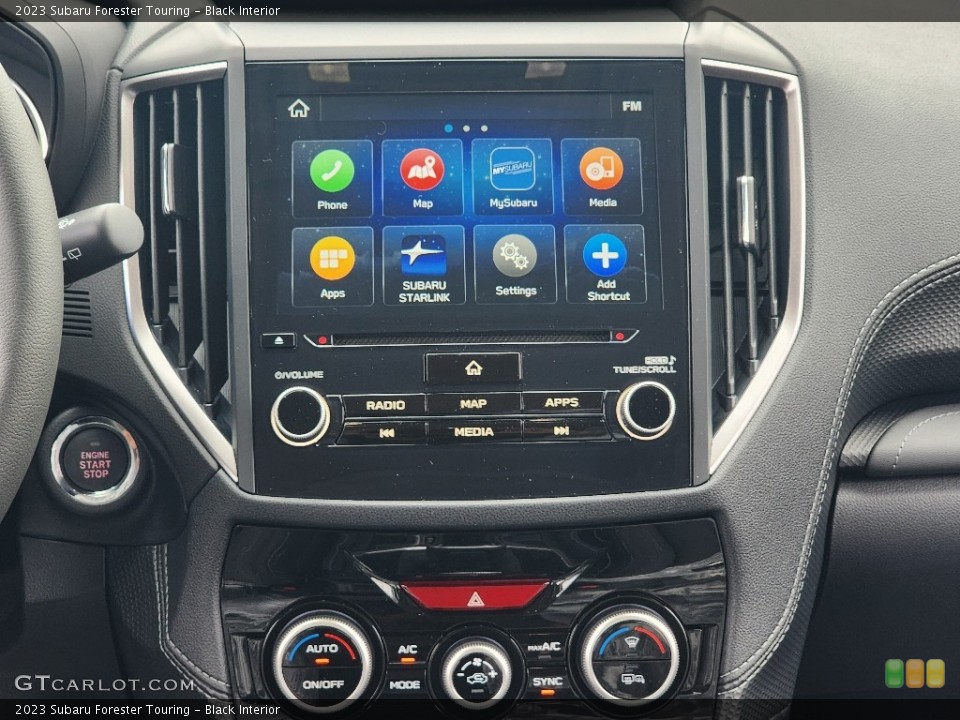 Black Interior Controls for the 2023 Subaru Forester Touring #146694548