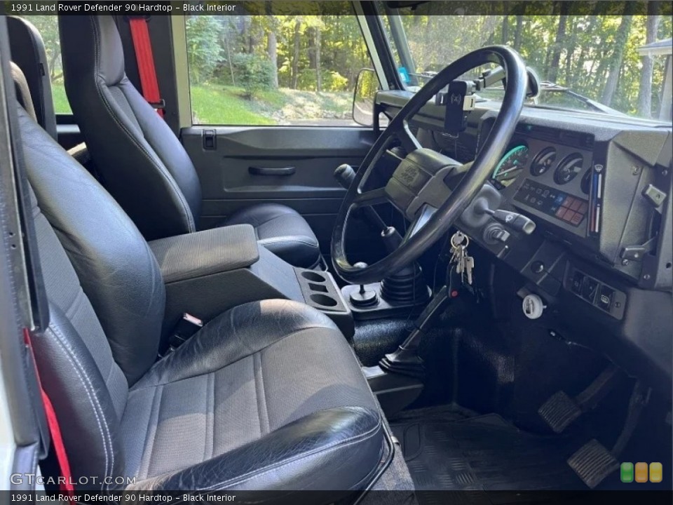 Black 1991 Land Rover Defender Interiors