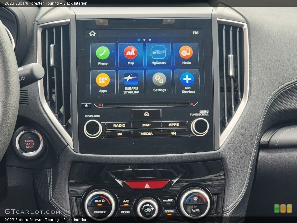 Black Interior Controls for the 2023 Subaru Forester Touring #146694827