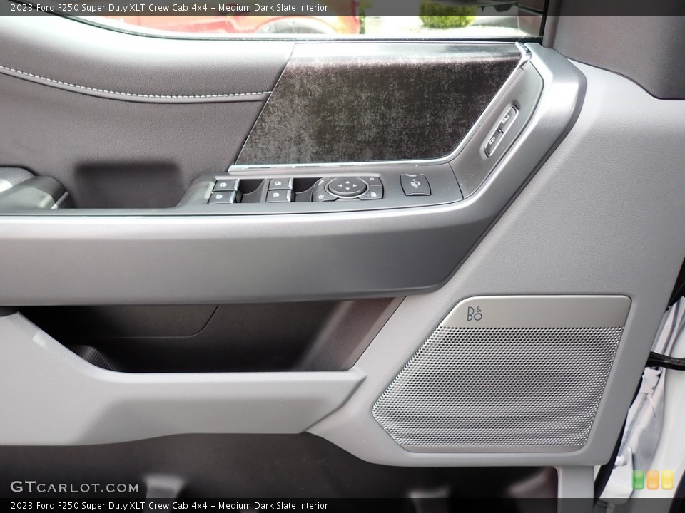 Medium Dark Slate Interior Door Panel for the 2023 Ford F250 Super Duty XLT Crew Cab 4x4 #146694971
