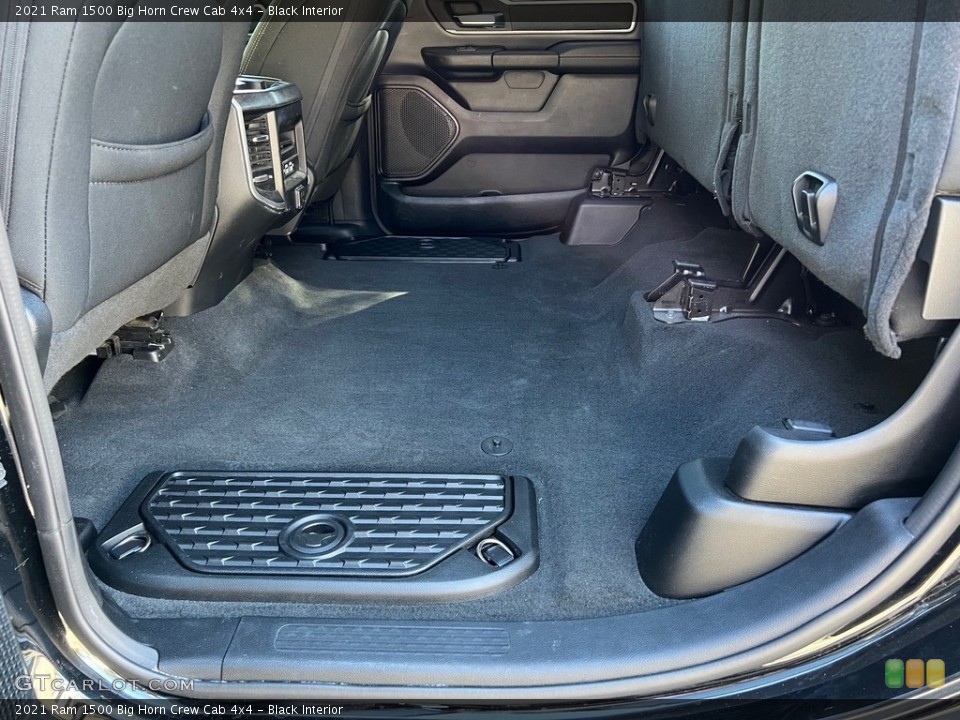 Black Interior Rear Seat for the 2021 Ram 1500 Big Horn Crew Cab 4x4 #146695148