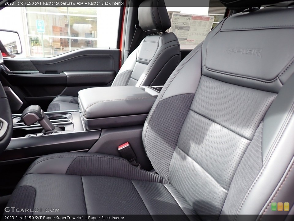 Raptor Black Interior Front Seat for the 2023 Ford F150 SVT Raptor SuperCrew 4x4 #146695322