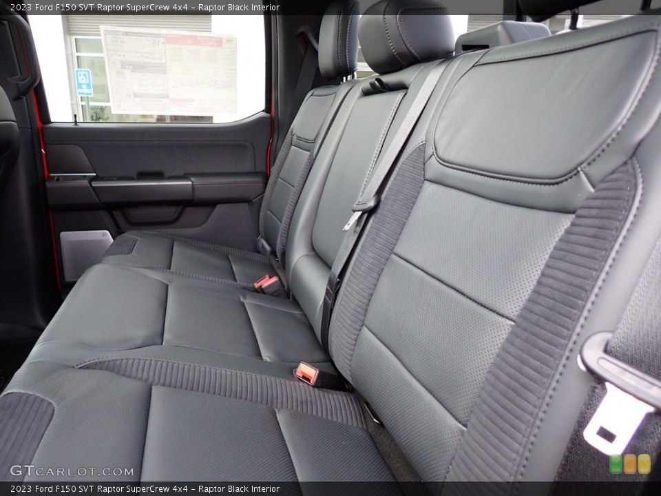 Raptor Black Interior Rear Seat for the 2023 Ford F150 SVT Raptor SuperCrew 4x4 #146695343