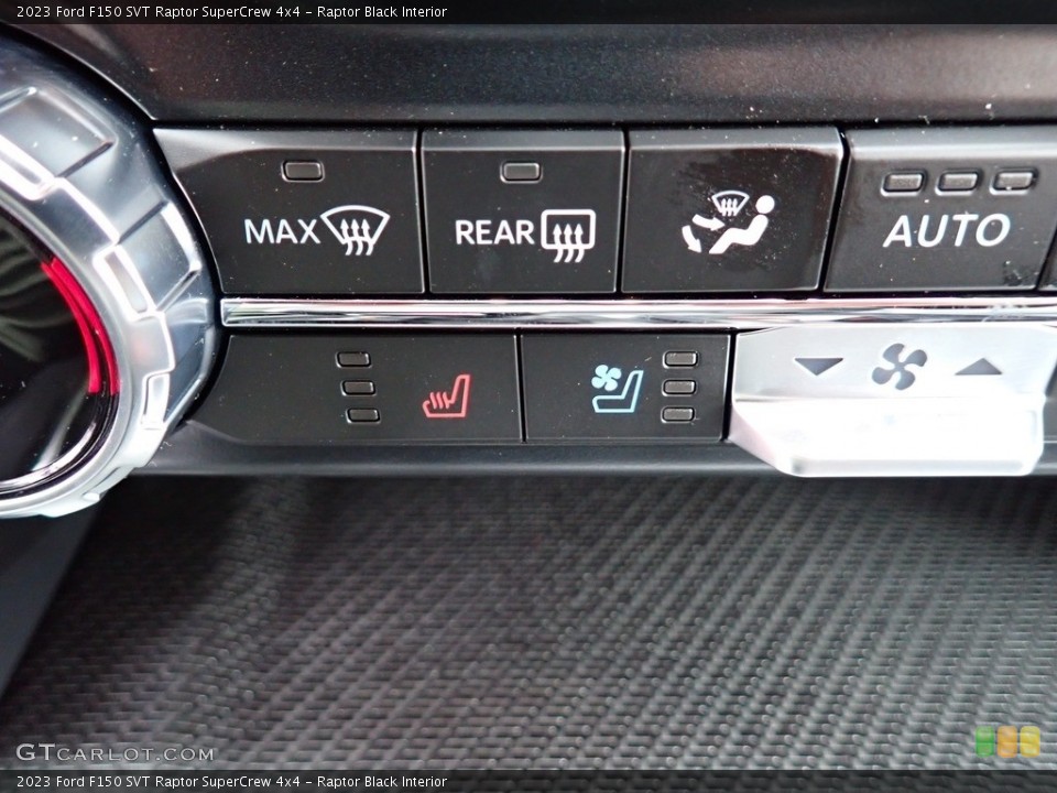 Raptor Black Interior Controls for the 2023 Ford F150 SVT Raptor SuperCrew 4x4 #146695466