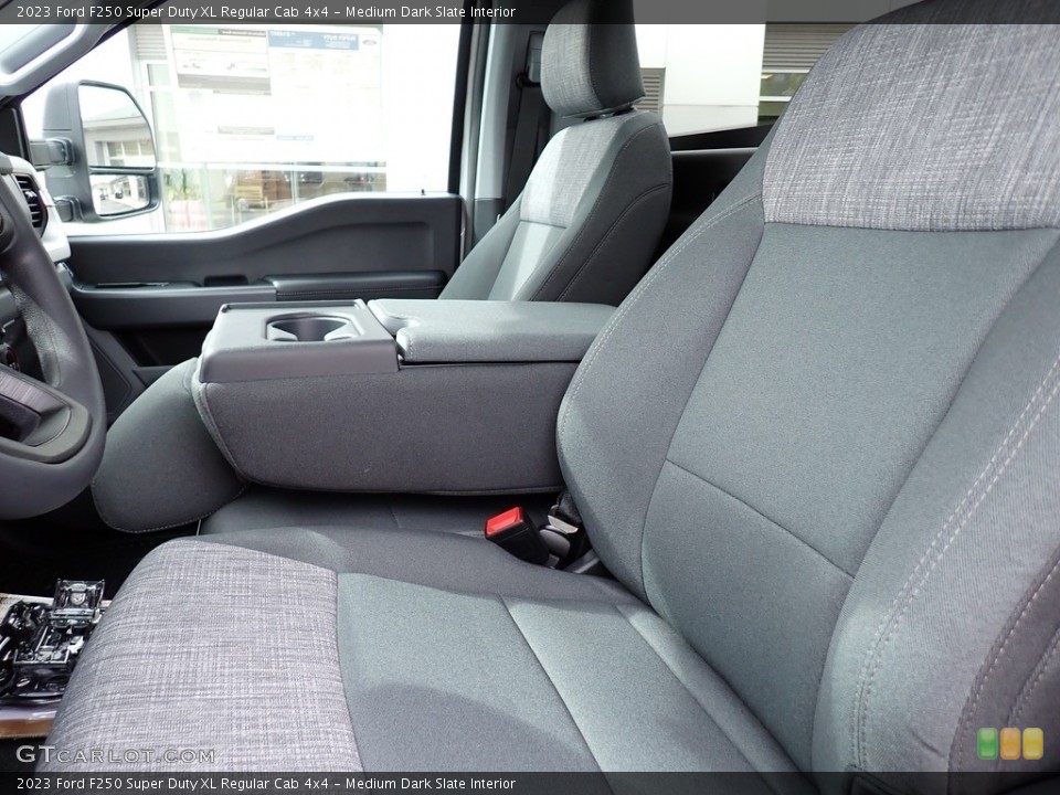 Medium Dark Slate Interior Front Seat for the 2023 Ford F250 Super Duty XL Regular Cab 4x4 #146695748