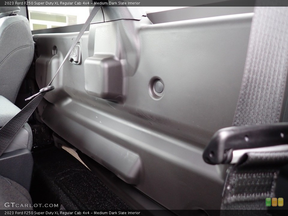 Medium Dark Slate Interior Rear Seat for the 2023 Ford F250 Super Duty XL Regular Cab 4x4 #146695766