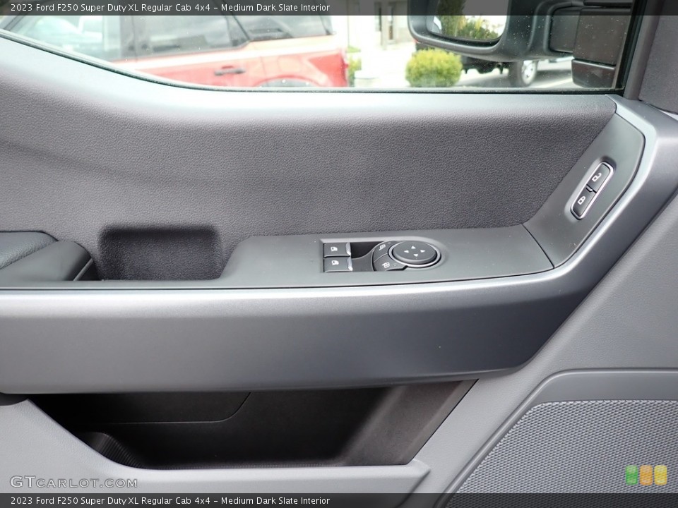 Medium Dark Slate Interior Door Panel for the 2023 Ford F250 Super Duty XL Regular Cab 4x4 #146695799