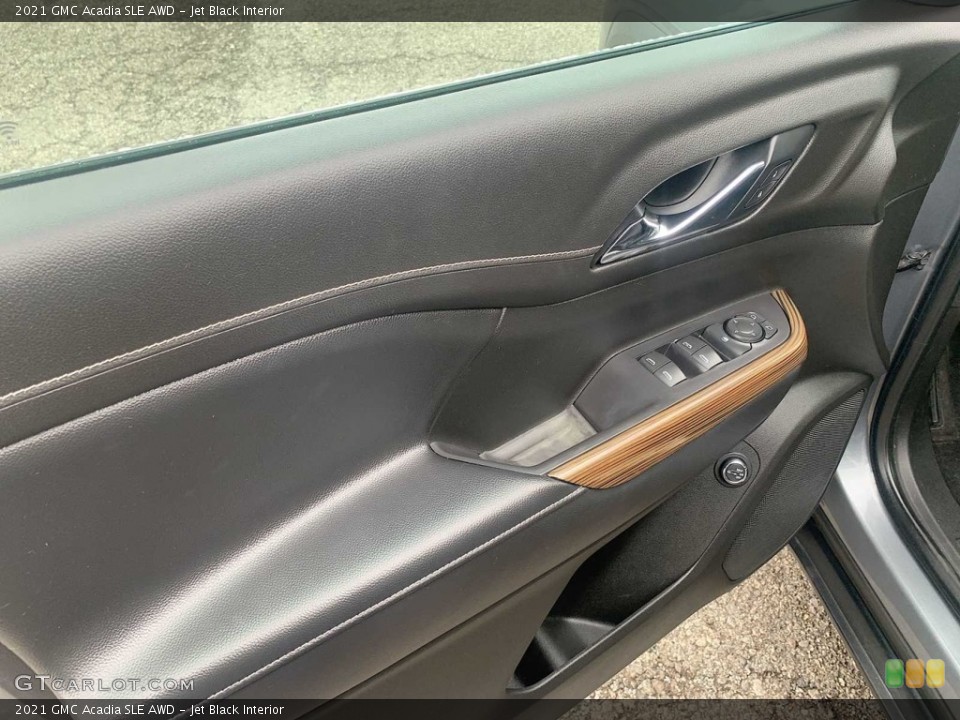 Jet Black Interior Door Panel for the 2021 GMC Acadia SLE AWD #146695808