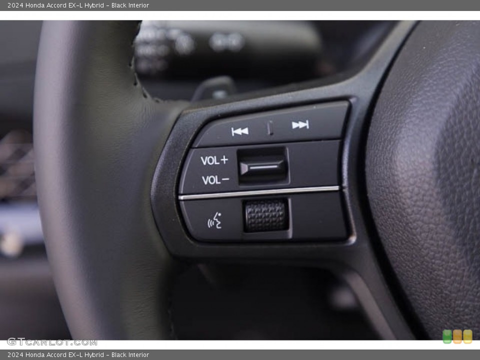 Black Interior Steering Wheel for the 2024 Honda Accord EX-L Hybrid #146695862