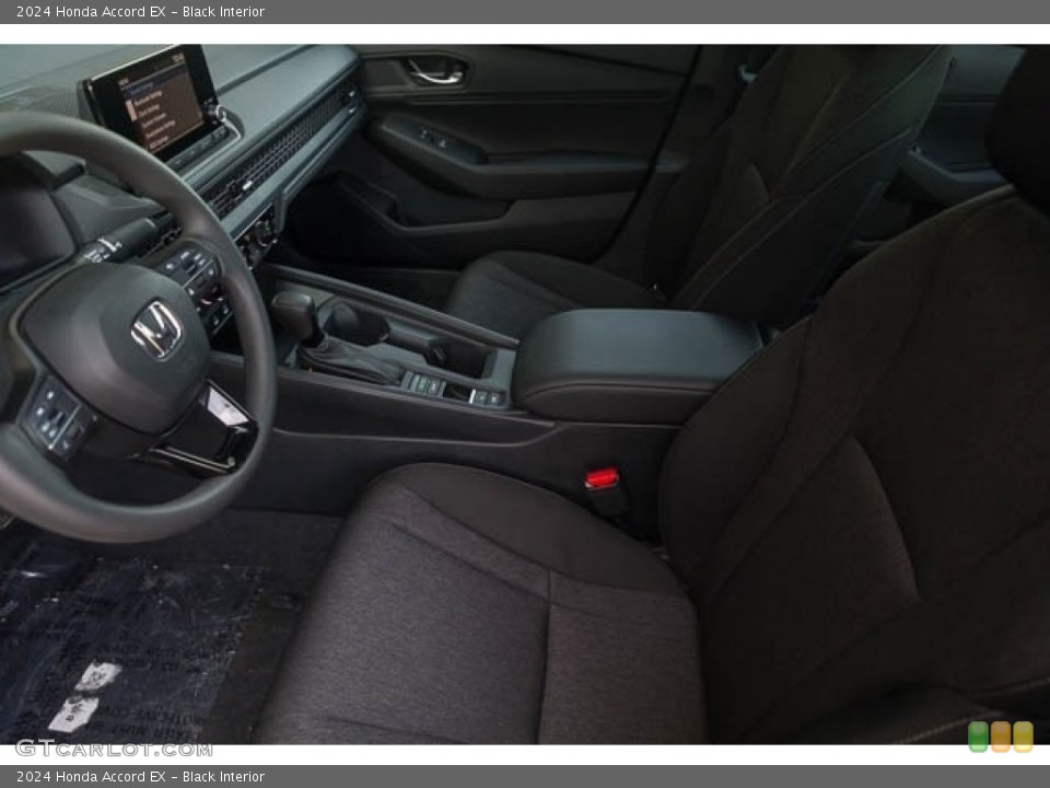 Black Interior Front Seat for the 2024 Honda Accord EX #146696468