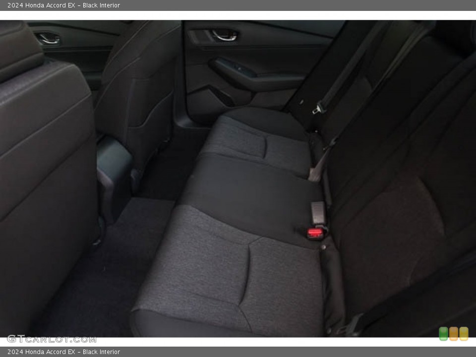 Black Interior Rear Seat for the 2024 Honda Accord EX #146696474