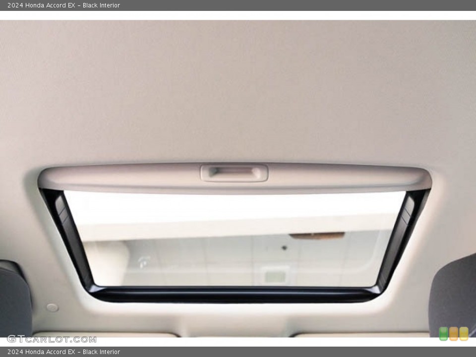 Black Interior Sunroof for the 2024 Honda Accord EX #146696537