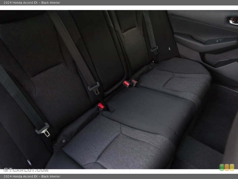 Black Interior Rear Seat for the 2024 Honda Accord EX #146696558