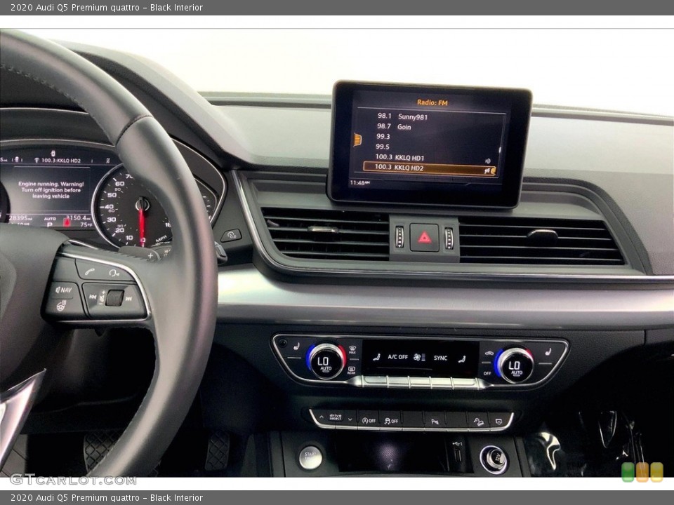Black Interior Dashboard for the 2020 Audi Q5 Premium quattro #146697396