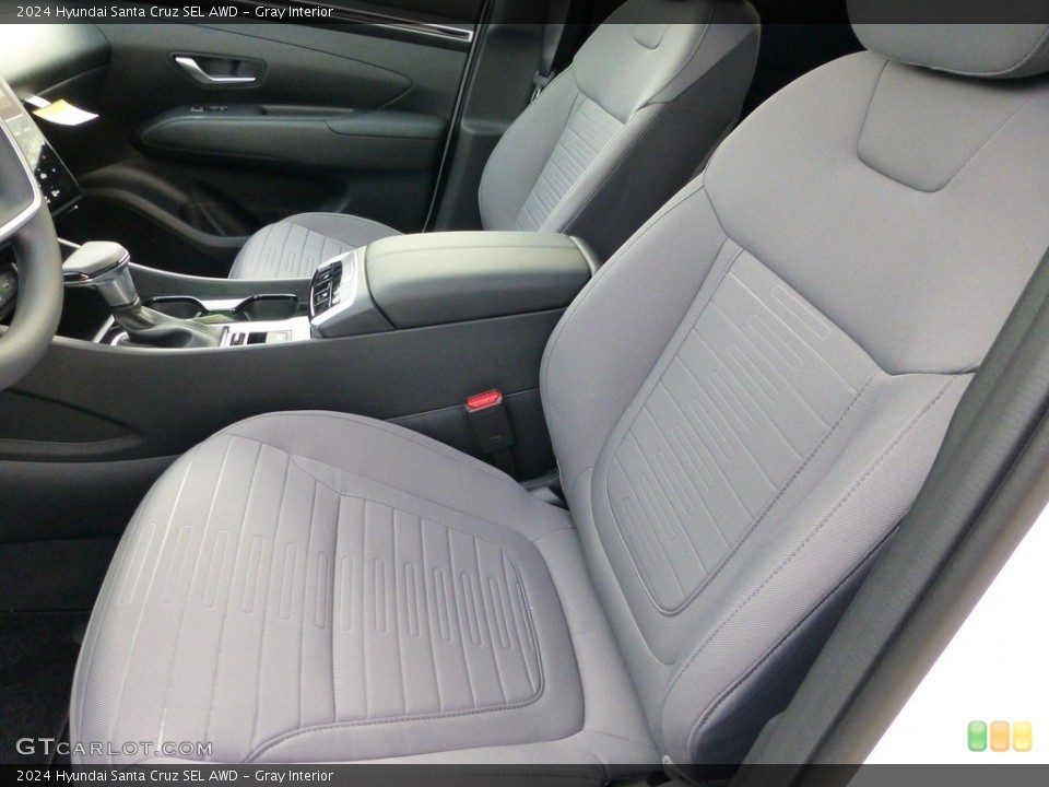 Gray 2024 Hyundai Santa Cruz Interiors