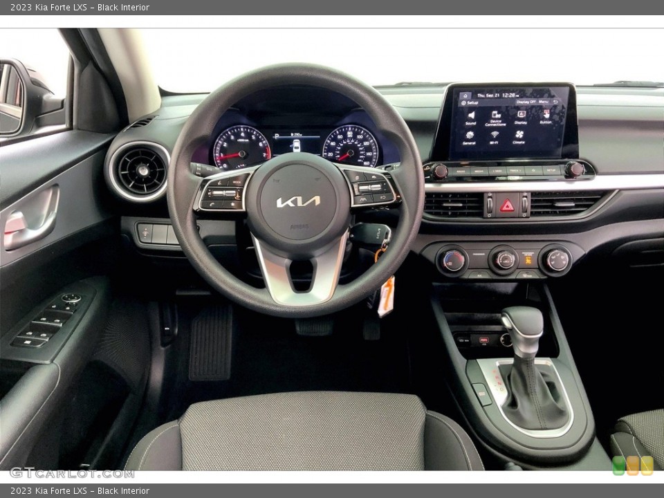 Black Interior Dashboard for the 2023 Kia Forte LXS #146697521