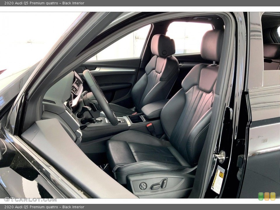 Black Interior Front Seat for the 2020 Audi Q5 Premium quattro #146697675