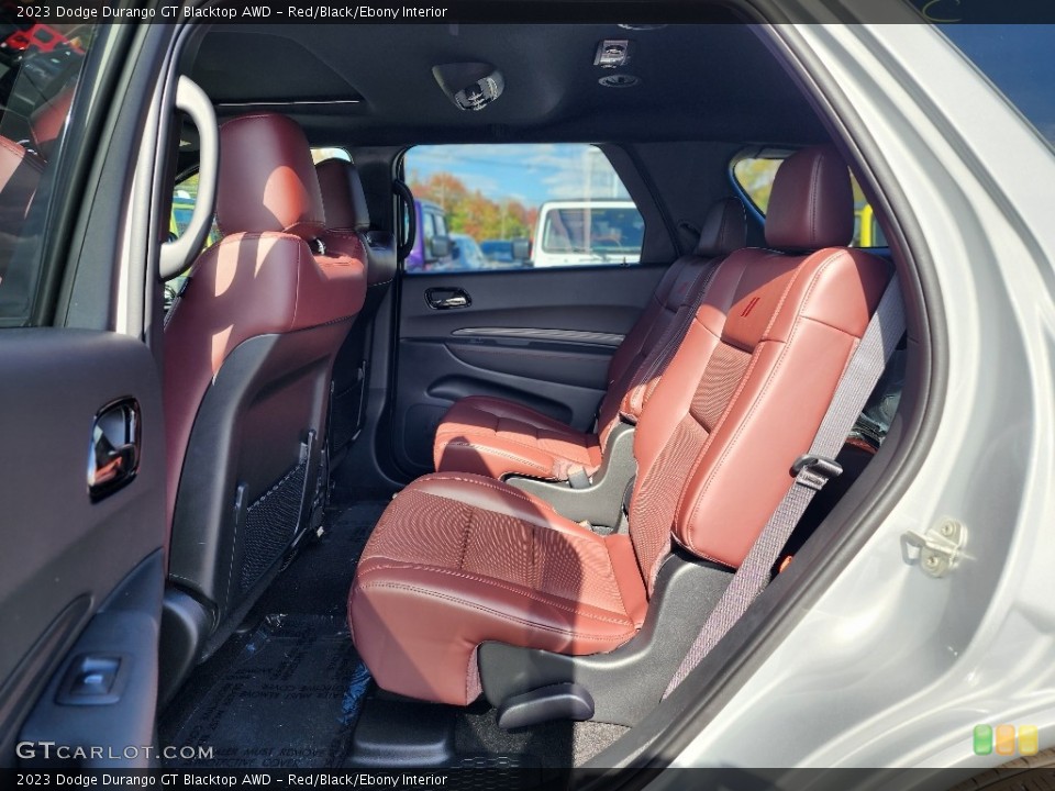 Red/Black/Ebony Interior Rear Seat for the 2023 Dodge Durango GT Blacktop AWD #146698662
