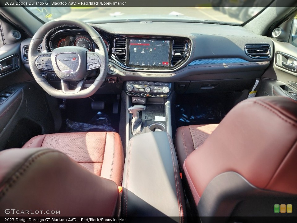 Red/Black/Ebony Interior Dashboard for the 2023 Dodge Durango GT Blacktop AWD #146698698