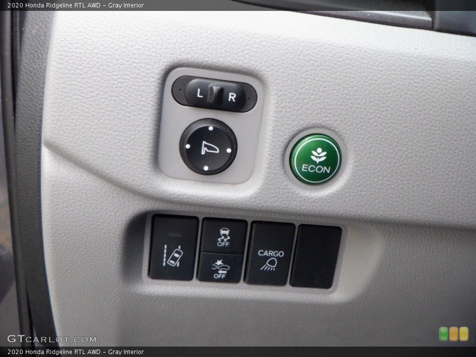 Gray Interior Controls for the 2020 Honda Ridgeline RTL AWD #146698779