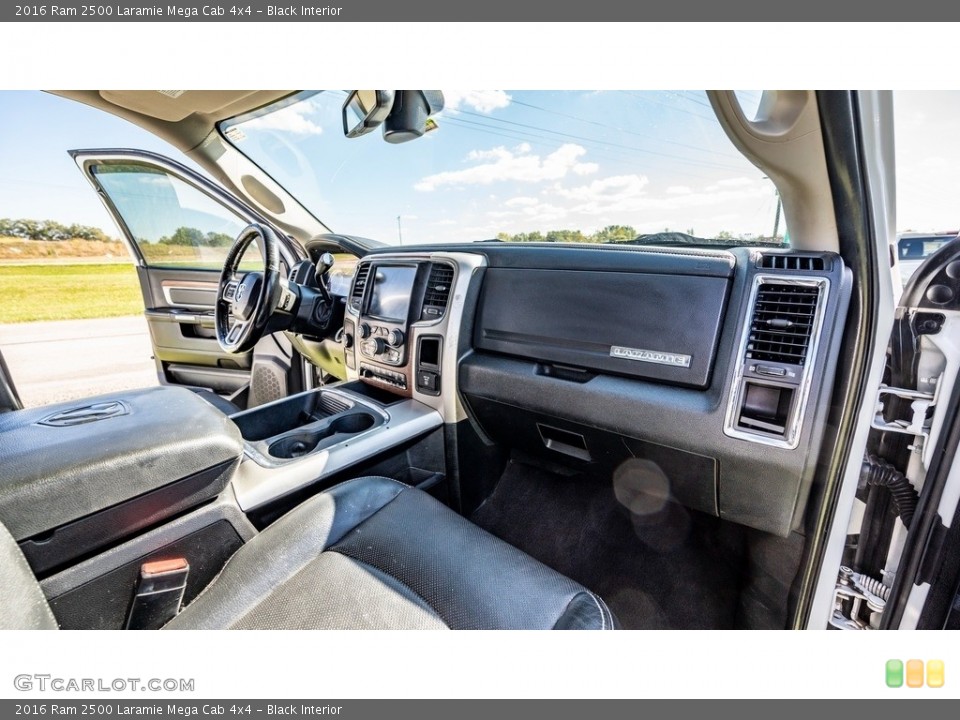 Black Interior Dashboard for the 2016 Ram 2500 Laramie Mega Cab 4x4 #146698803