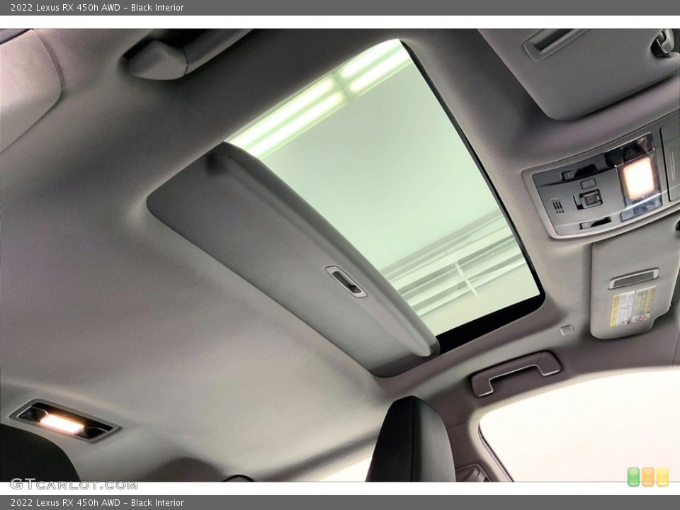 Black Interior Sunroof for the 2022 Lexus RX 450h AWD #146698806