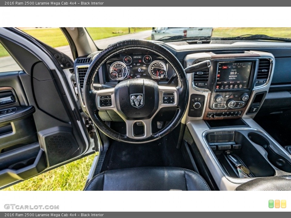 Black Interior Dashboard for the 2016 Ram 2500 Laramie Mega Cab 4x4 #146698869