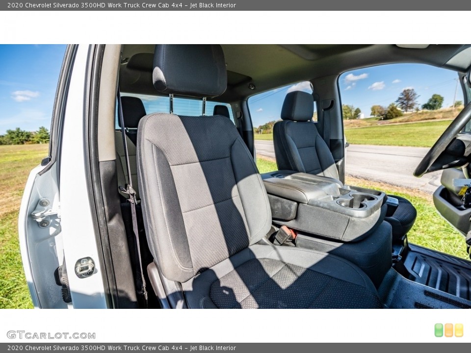 Jet Black Interior Front Seat for the 2020 Chevrolet Silverado 3500HD Work Truck Crew Cab 4x4 #146699334