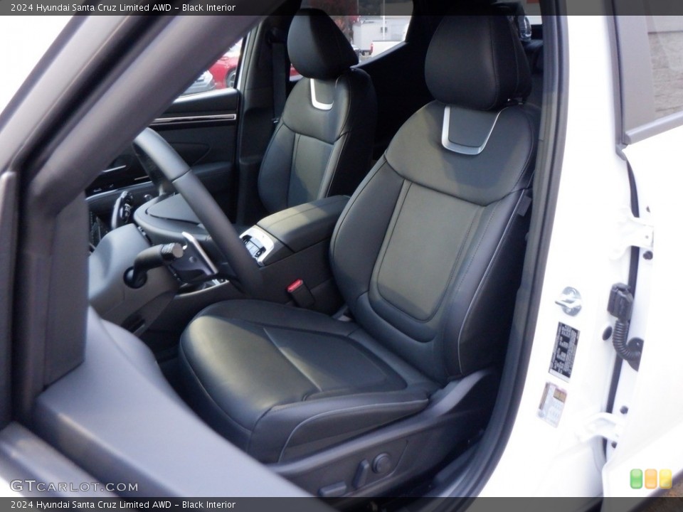 Black Interior Front Seat for the 2024 Hyundai Santa Cruz Limited AWD #146699400