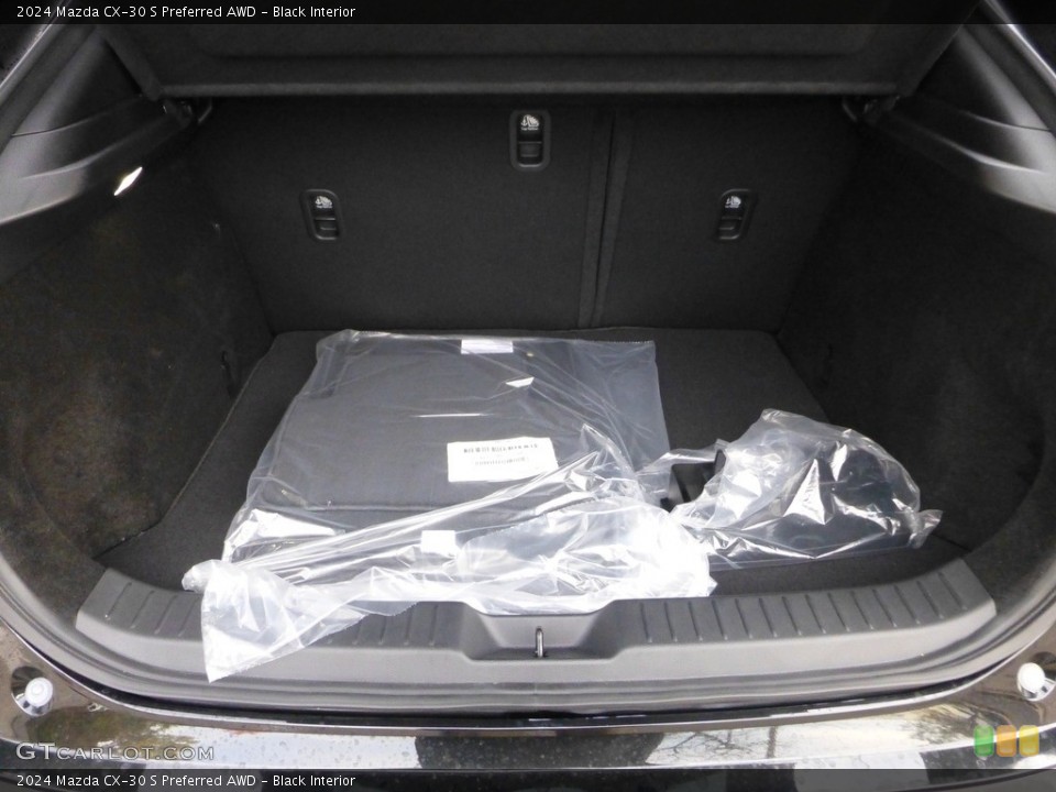 Black Interior Trunk for the 2024 Mazda CX-30 S Preferred AWD #146699409