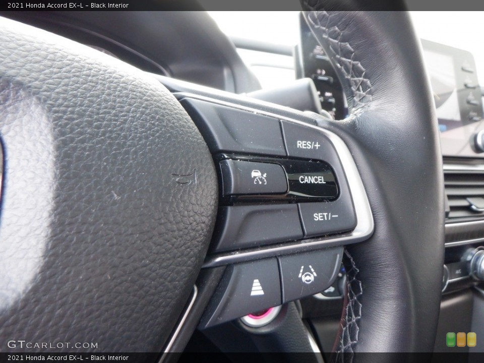 Black Interior Steering Wheel for the 2021 Honda Accord EX-L #146699547