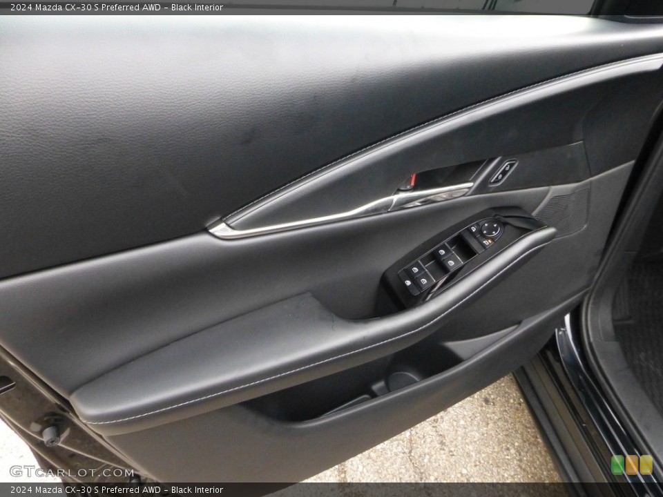 Black Interior Door Panel for the 2024 Mazda CX-30 S Preferred AWD #146699577