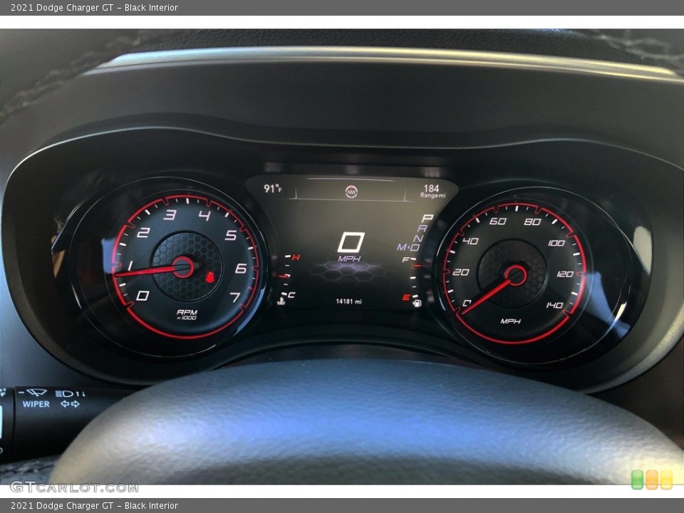 Black Interior Gauges for the 2021 Dodge Charger GT #146699604