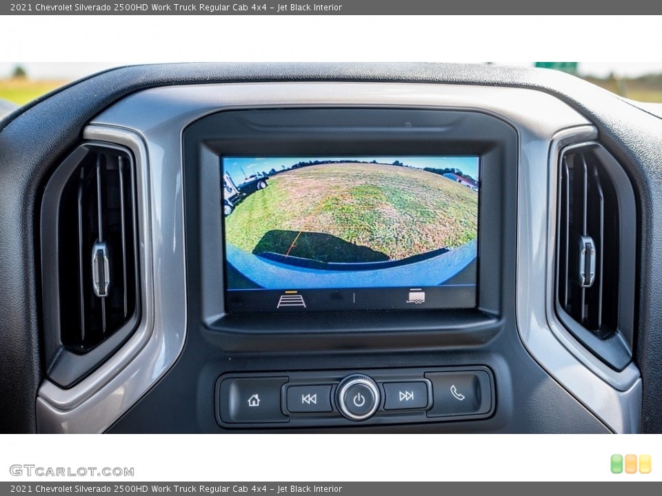 Jet Black Interior Controls for the 2021 Chevrolet Silverado 2500HD Work Truck Regular Cab 4x4 #146699790