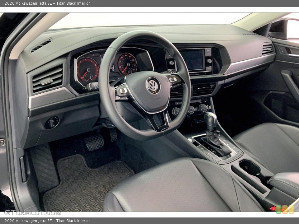 Titan Black Interior Photo for the 2020 Volkswagen Jetta SE #146699838
