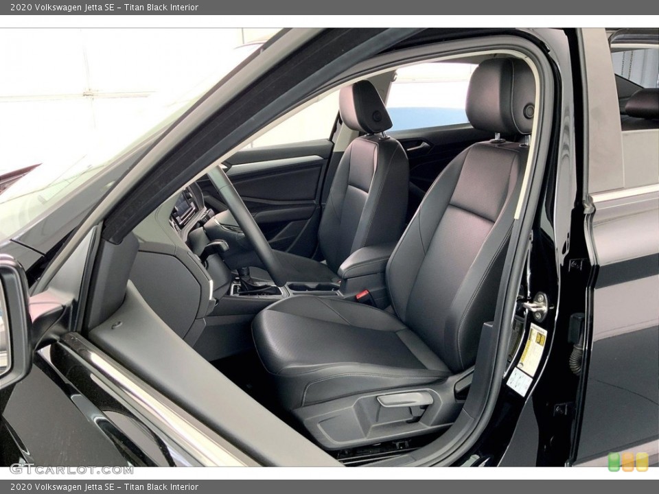Titan Black Interior Front Seat for the 2020 Volkswagen Jetta SE #146699874