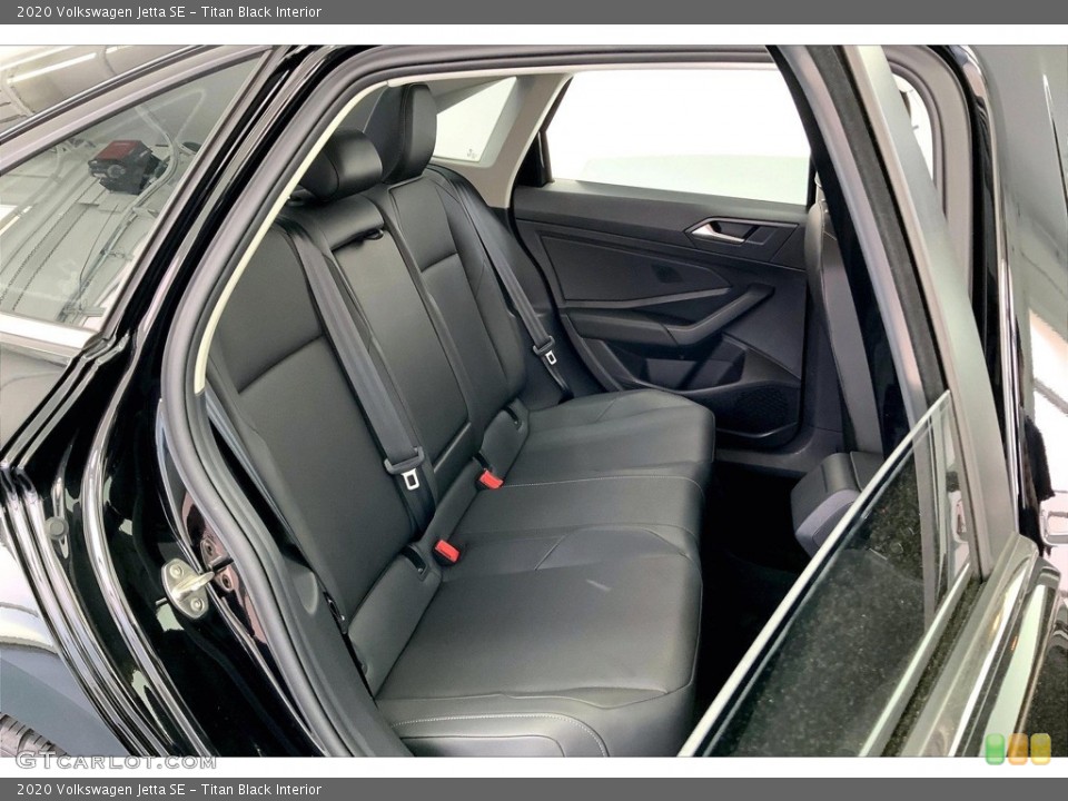 Titan Black Interior Rear Seat for the 2020 Volkswagen Jetta SE #146699886
