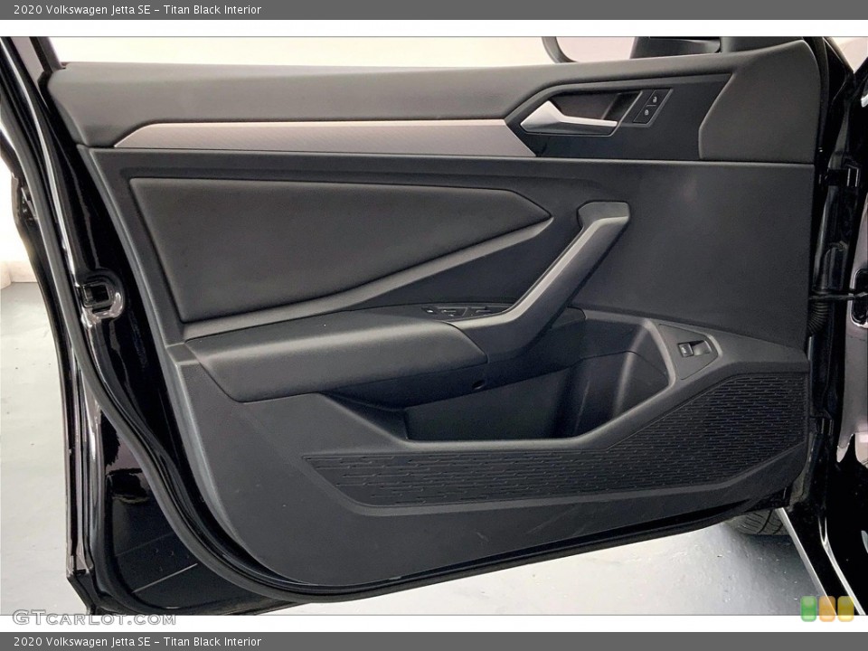 Titan Black Interior Door Panel for the 2020 Volkswagen Jetta SE #146699979