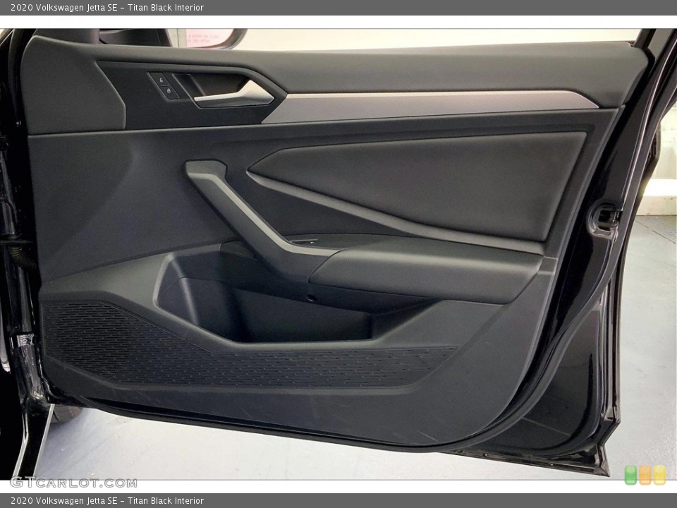 Titan Black Interior Door Panel for the 2020 Volkswagen Jetta SE #146699991