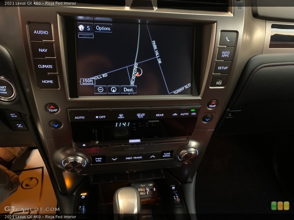 Rioja Red Interior Navigation for the 2021 Lexus GX 460 #146700462